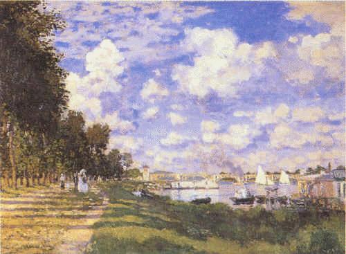 Port in Argenteuil, Claude Monet